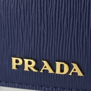 Prada Bags - Prada Two Tone Blue Card Holder Wallet Prada Bags - Prada Two Tone Blue Card Holder Wallet